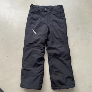 Spyder Snow Ski Pants-Kid Youth 8- Black-Waterproof-adjustable waist- Boy , Girl